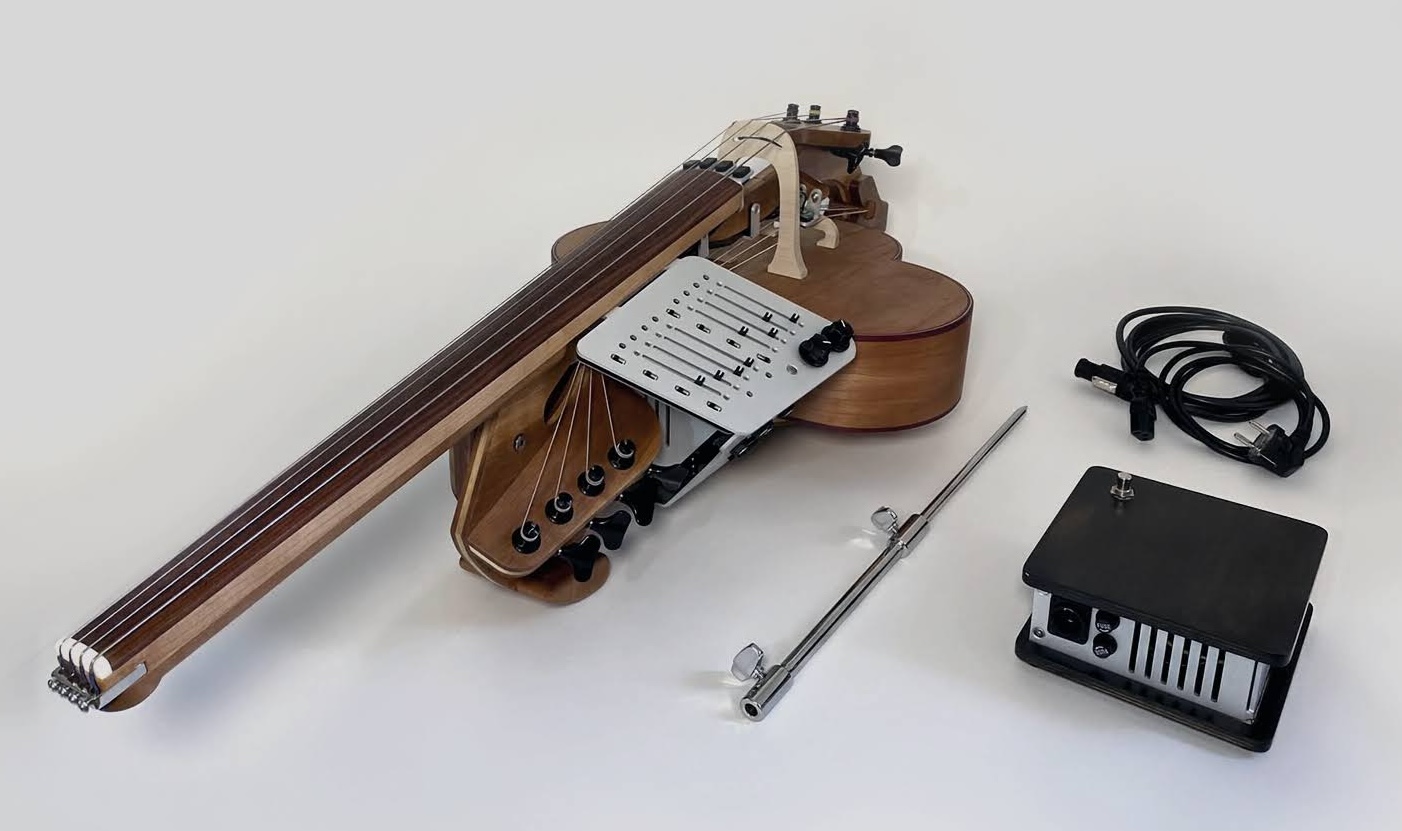 Privately owned 2024 halldorophone with power supply and pin