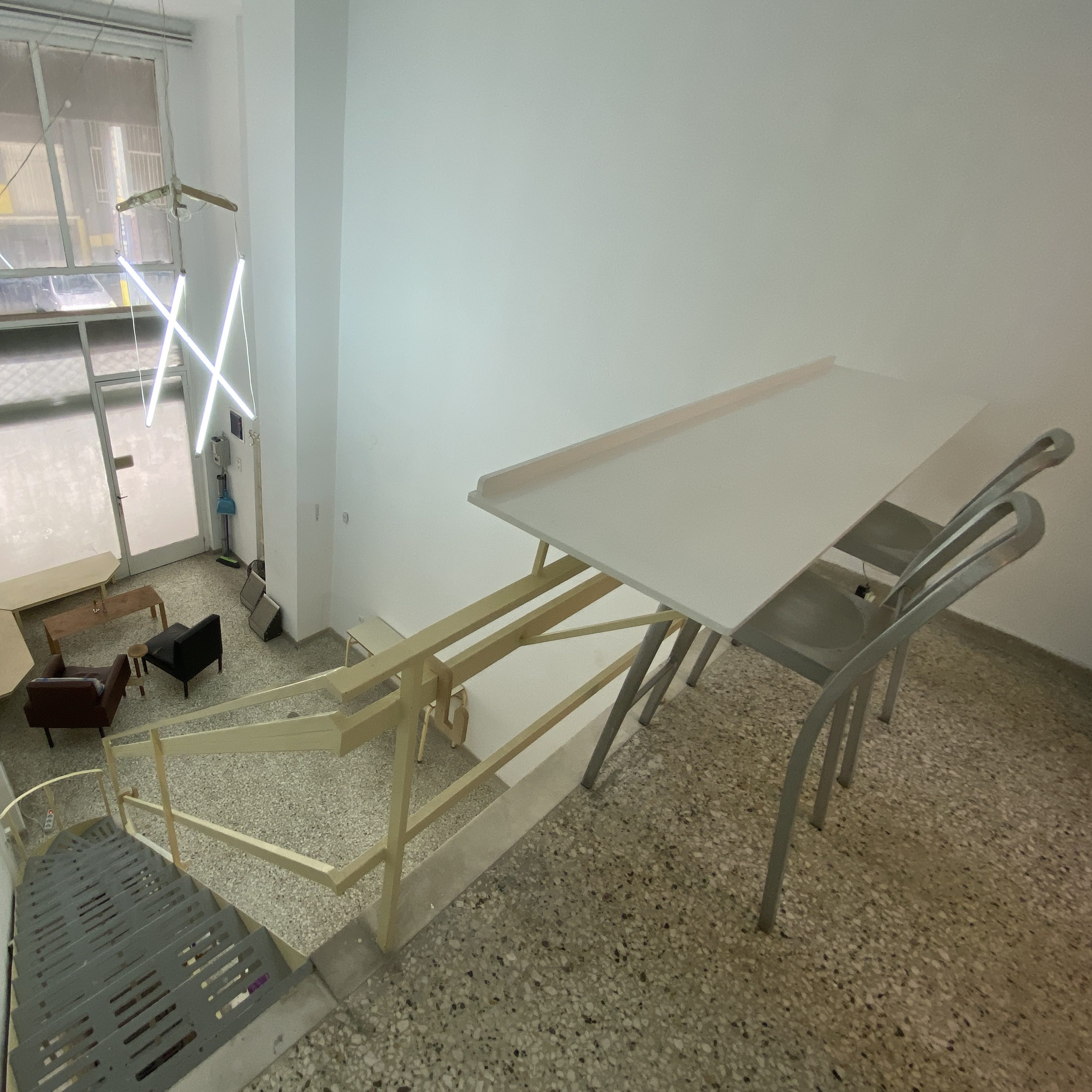 Studio upper floor workspace